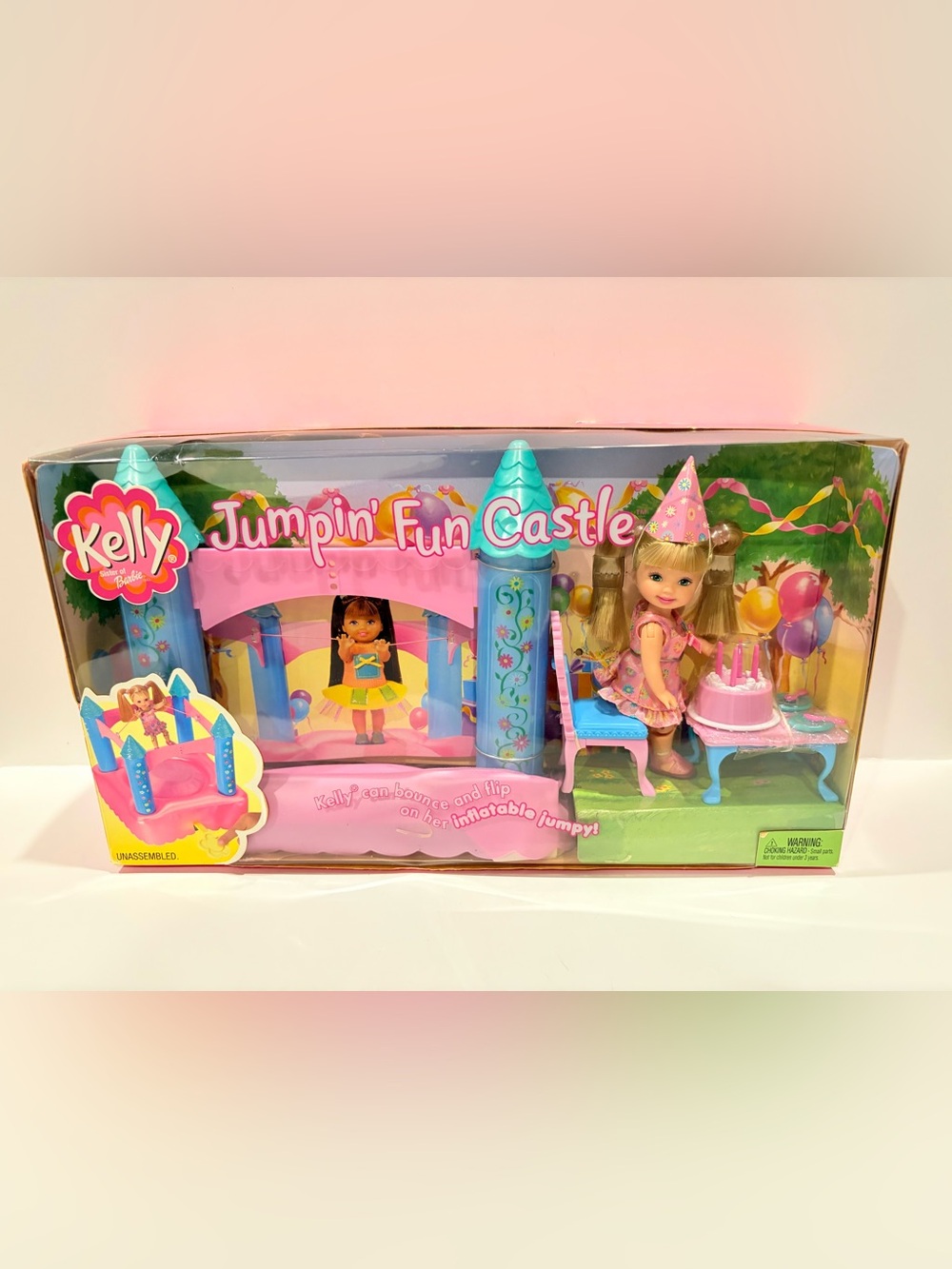 2002 Kelly Sister of Barbie Jumpin' Fun Castle Doll & Play Set